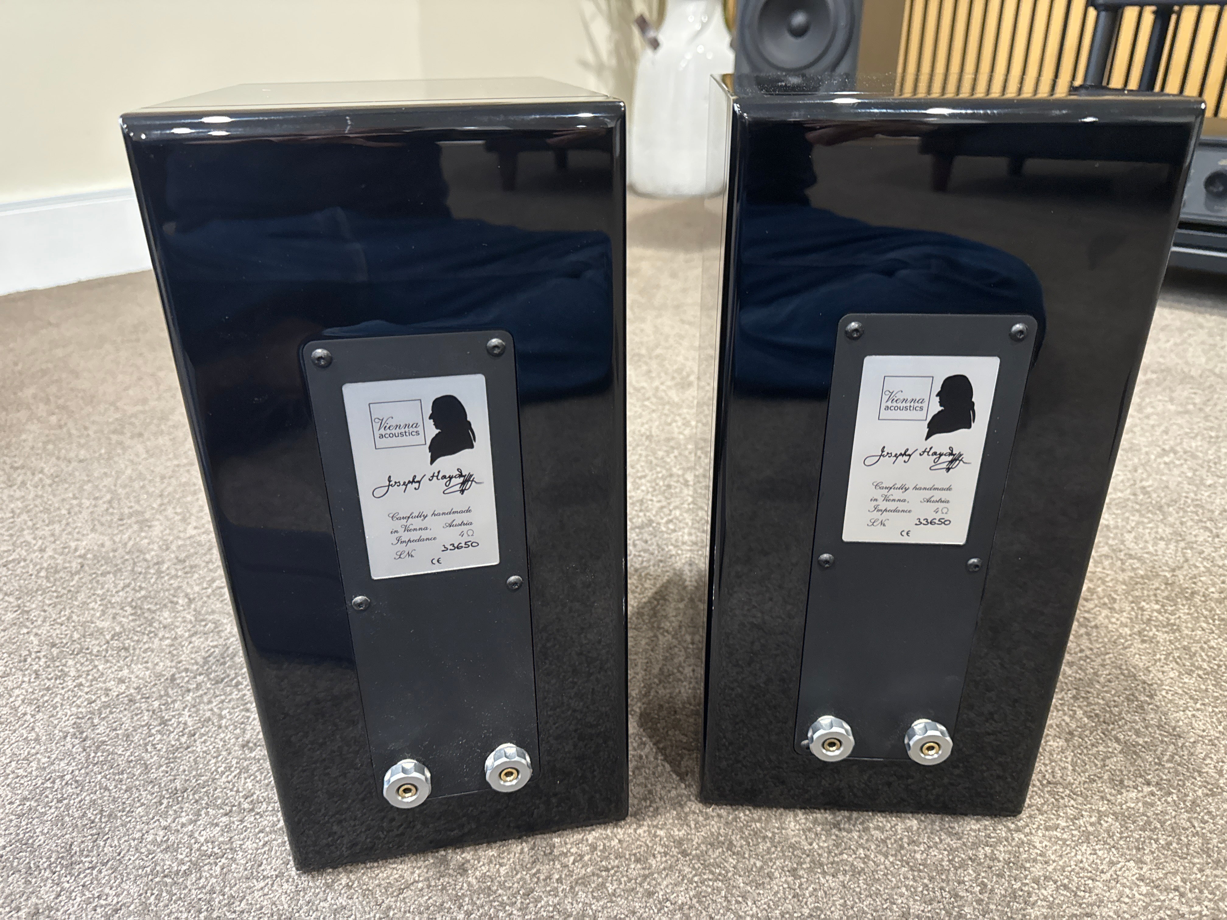 Vienna Acoustics Haydn Signature Speakers – Gloss Black (Trade-In)