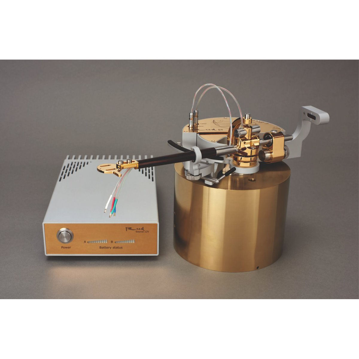 Reed 5T Tangential Statement Tonearm with Power Supply - Gold Matte