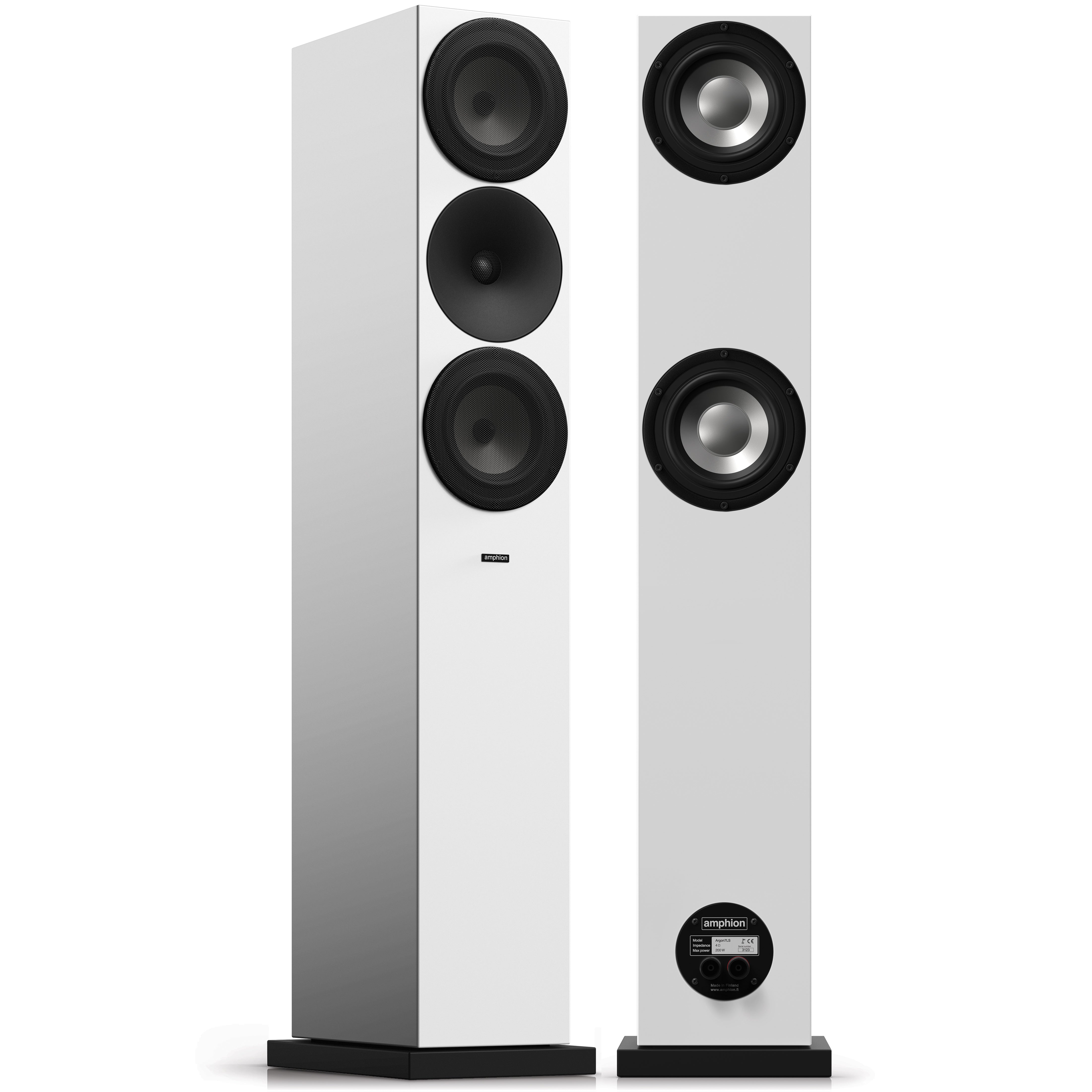 Amphion Argon7LS Floorstanding Speakers - Standard White (pair)