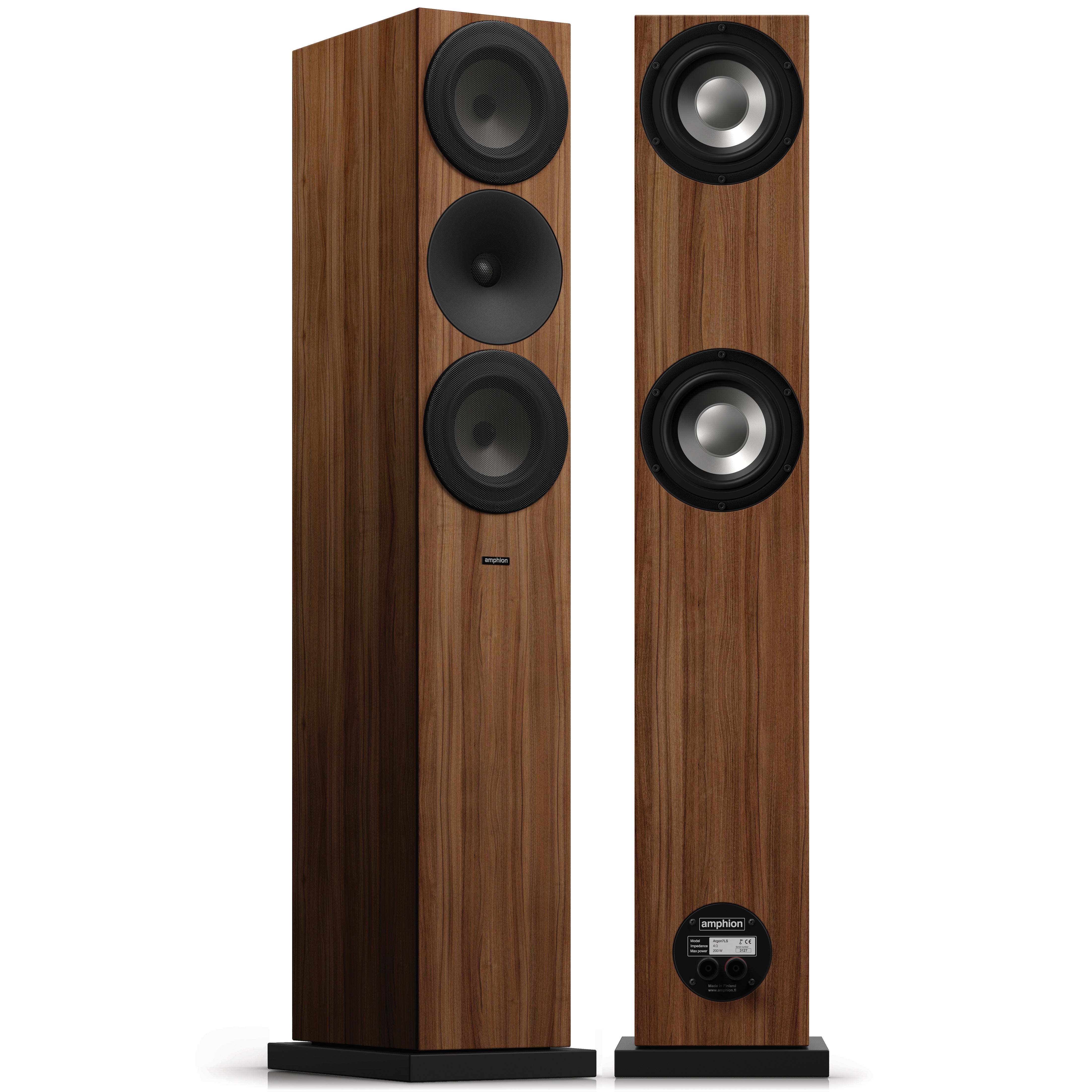 Amphion Argon7LS Floorstanding Speakers - Walnut (pair)