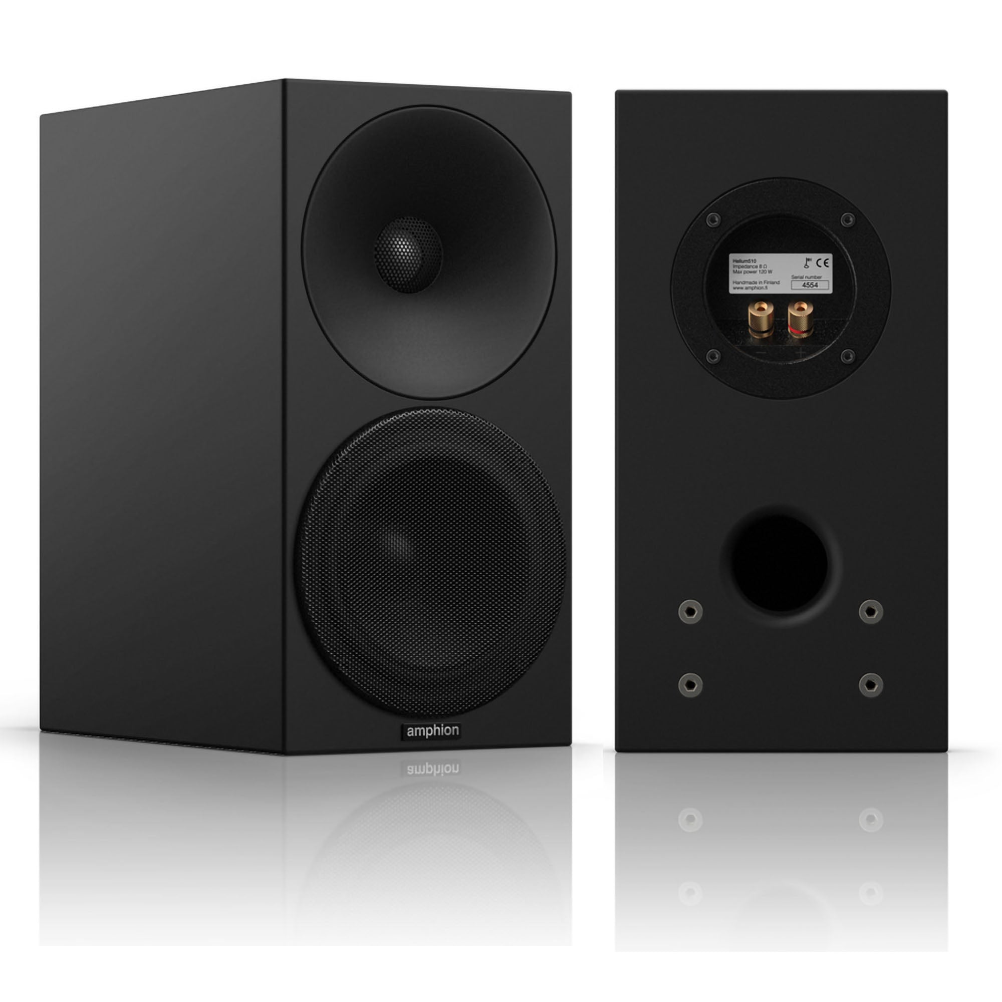 Amphion Helium510 Bookshelf Speakers - Black (pair)