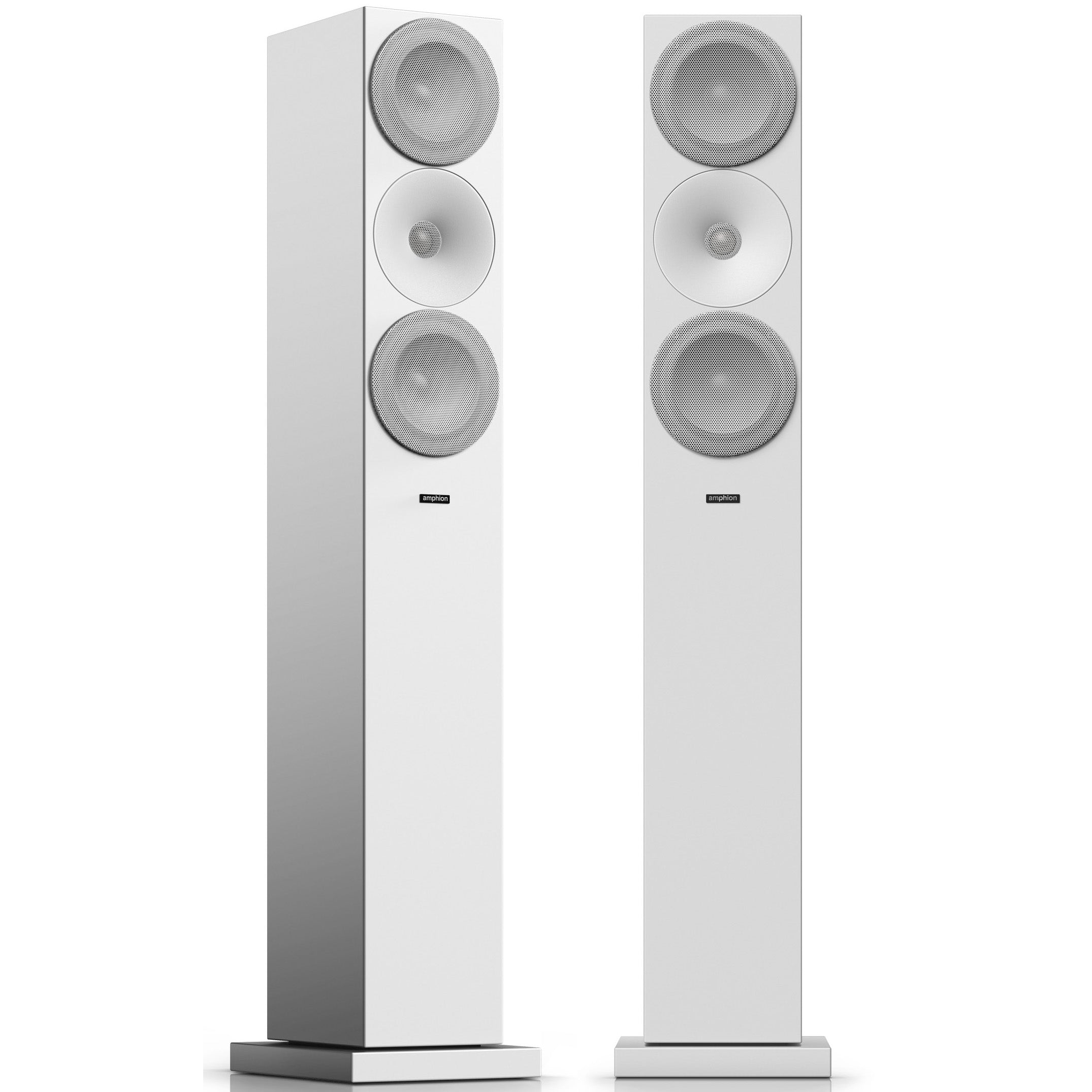 Amphion Helium520 FloorStanding Speakers - Full White (pair)