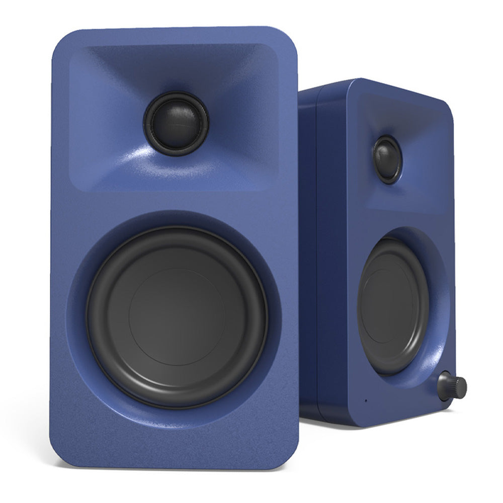 Limited Edition - Kanto ORA 100W Powered Reference Desktop Computer Speakers with Bluetooth 5.0 Indigo