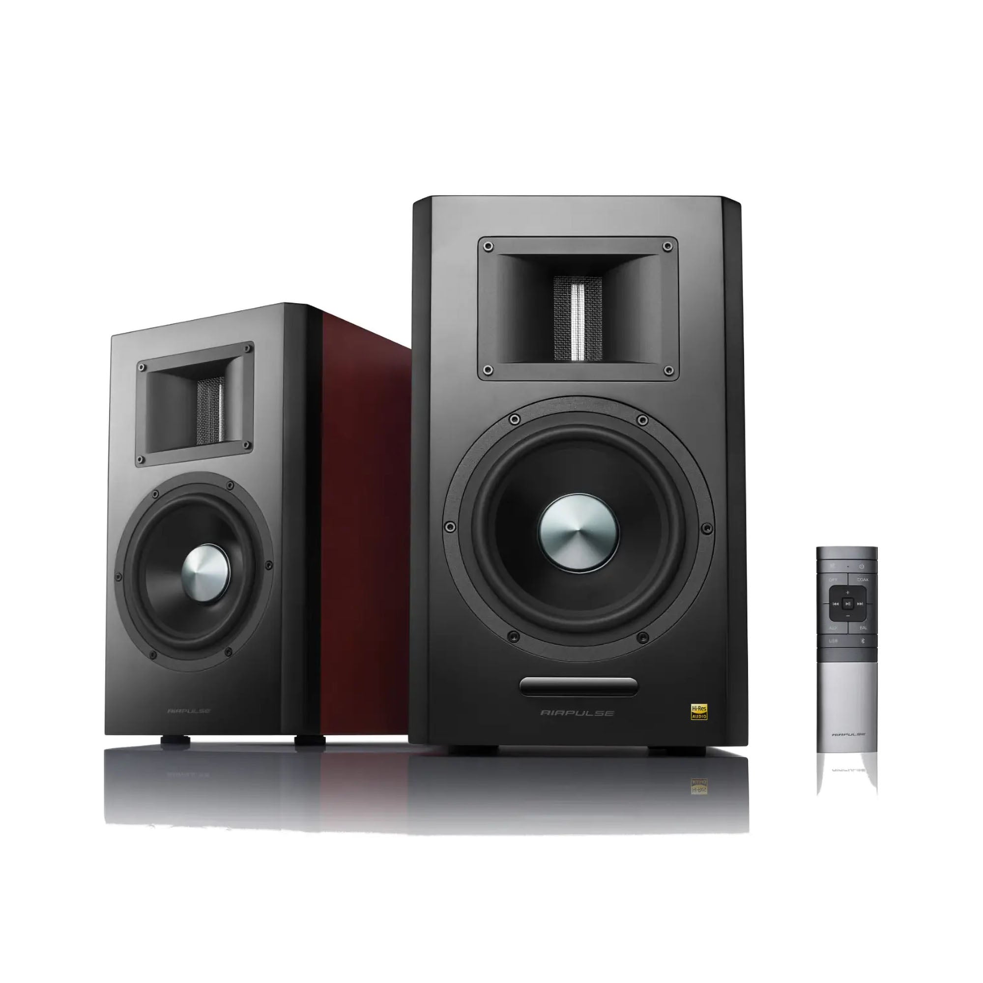 Airpulse A300 Active Speaker System (pair) - Cherry Wood [Ex-display]
