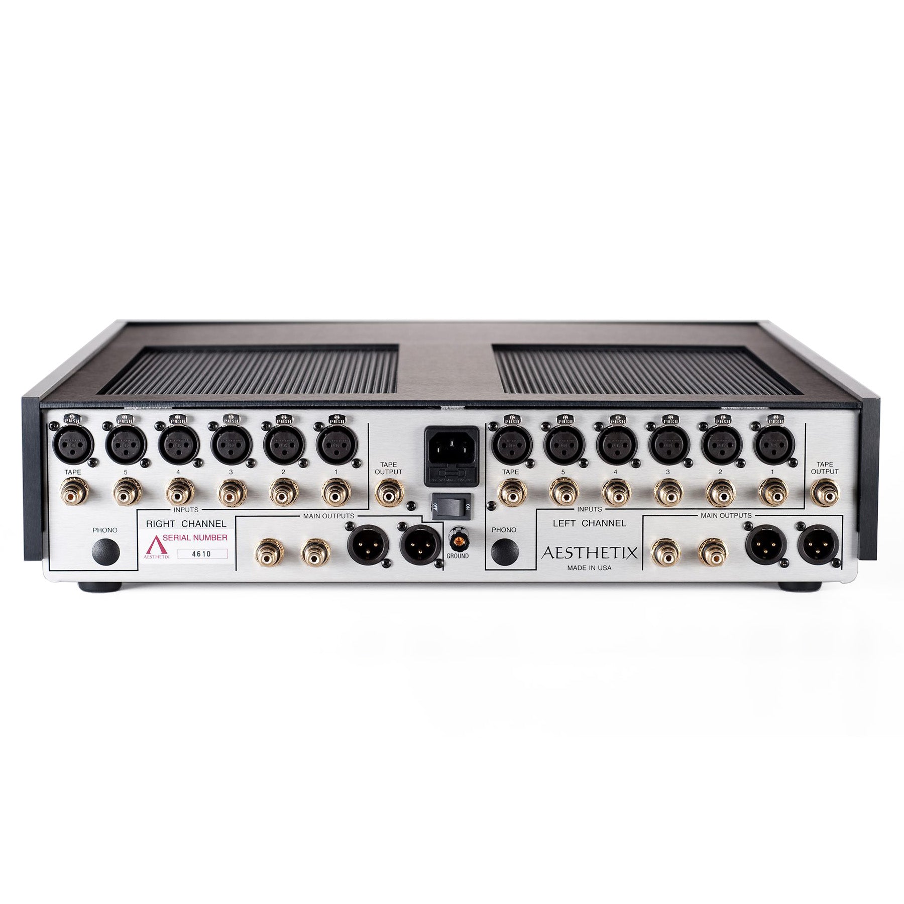 Aesthetix Calypso Signature Saturn Series Line Stage Preamplifier - Silver