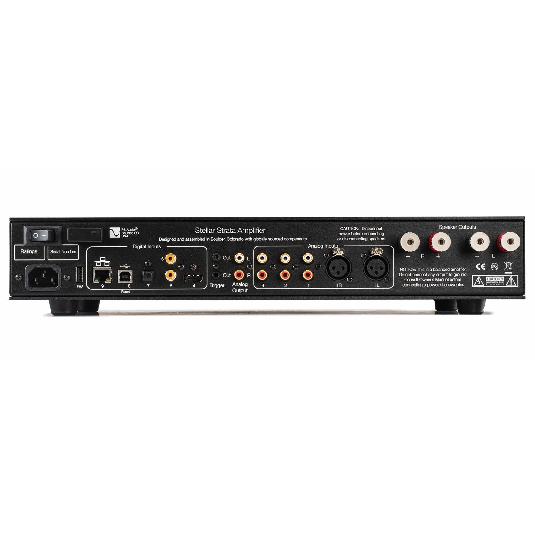 PS Audio Stellar Strata Integrated Streaming Amplifier - Black [Ex-display]
