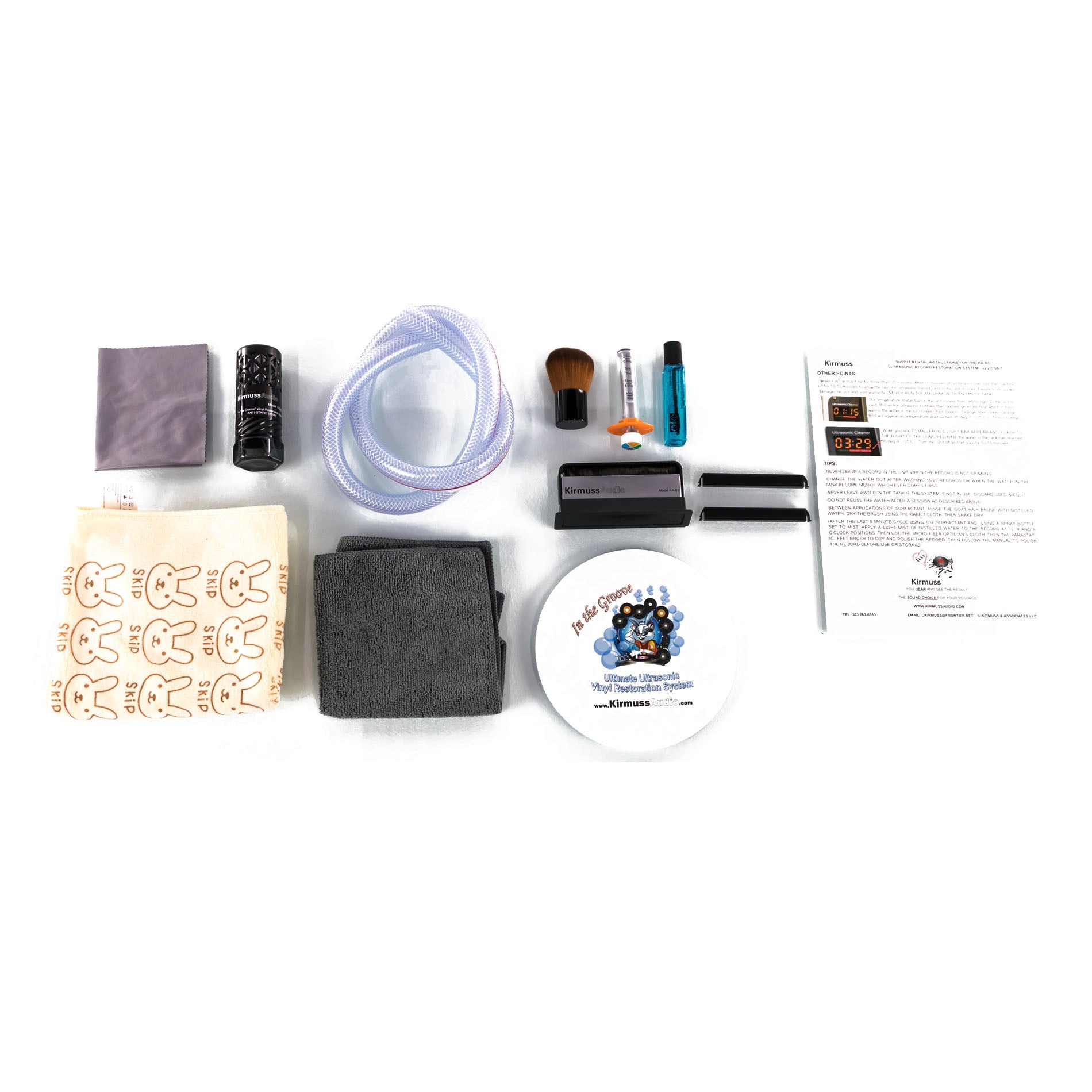 Kirmuss Audio KA-RC-1 240V Ultrasonic Record Restoration System - Silver [Ex-display]