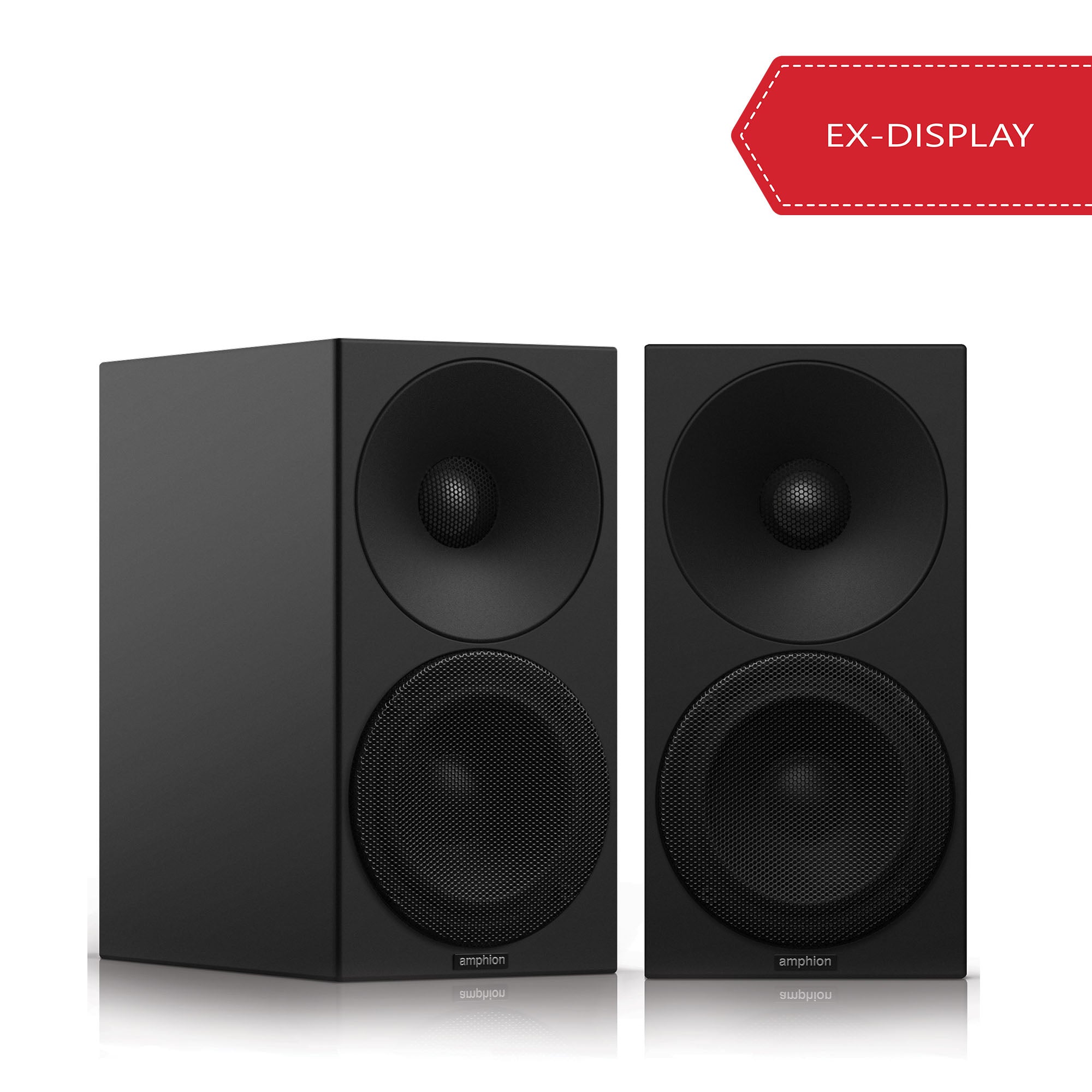 Amphion Helium410 Bookshelf Speakers (pair) - Black [Ex-display]
