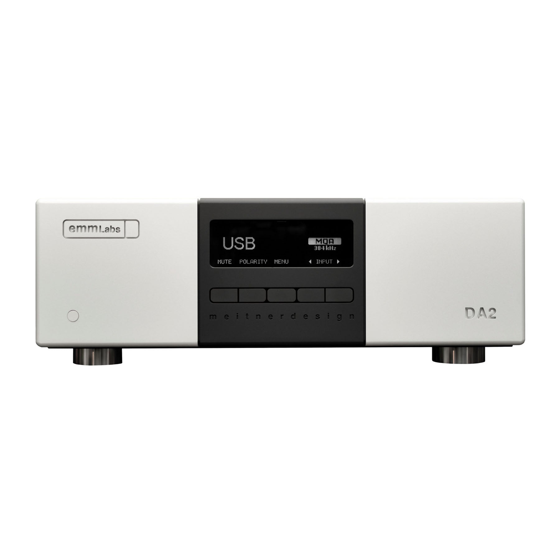 EMM Labs DA2 V2 2 Channel DAC with USB - Silver [Ex-display]