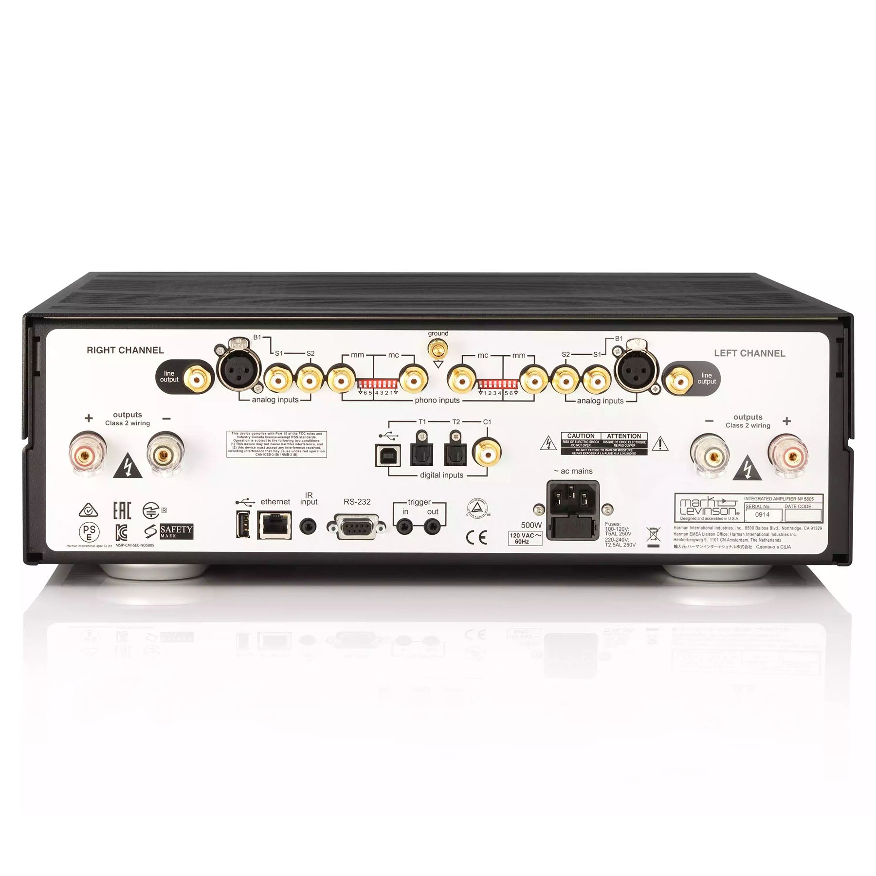 Mark Levinson 5805 Integrated Amplifier For Digital and Analog Sources