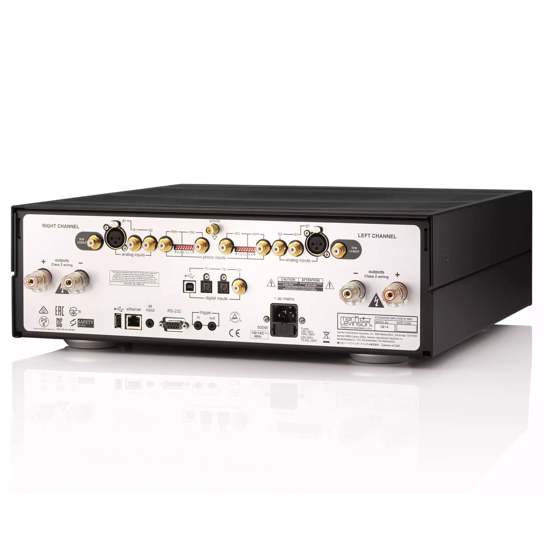 Mark Levinson 5805 Integrated Amplifier For Digital and Analog Sources