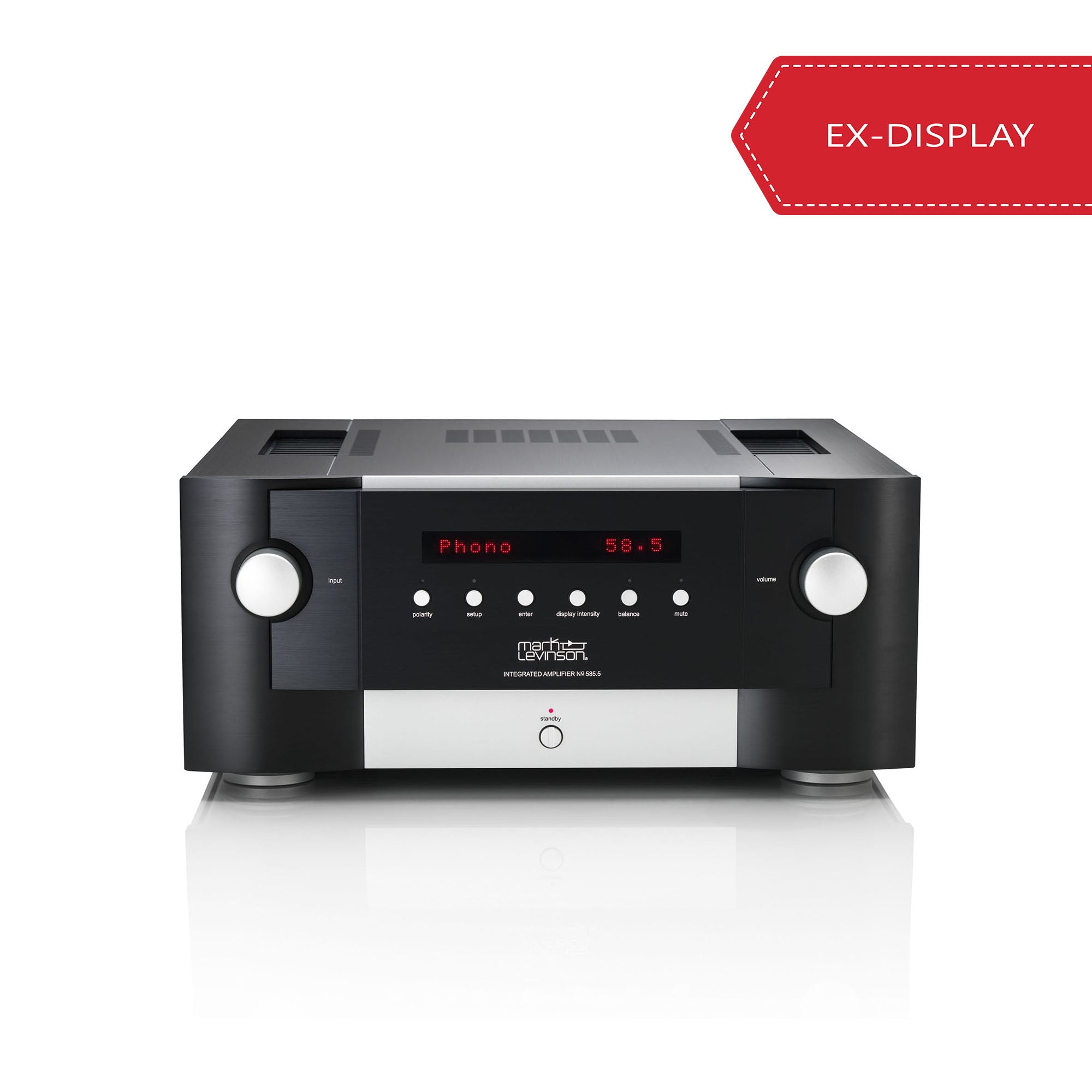 Mark Levinson No. 585.5 Fully Discrete Integrated Amplifier - Black [Ex-display]
