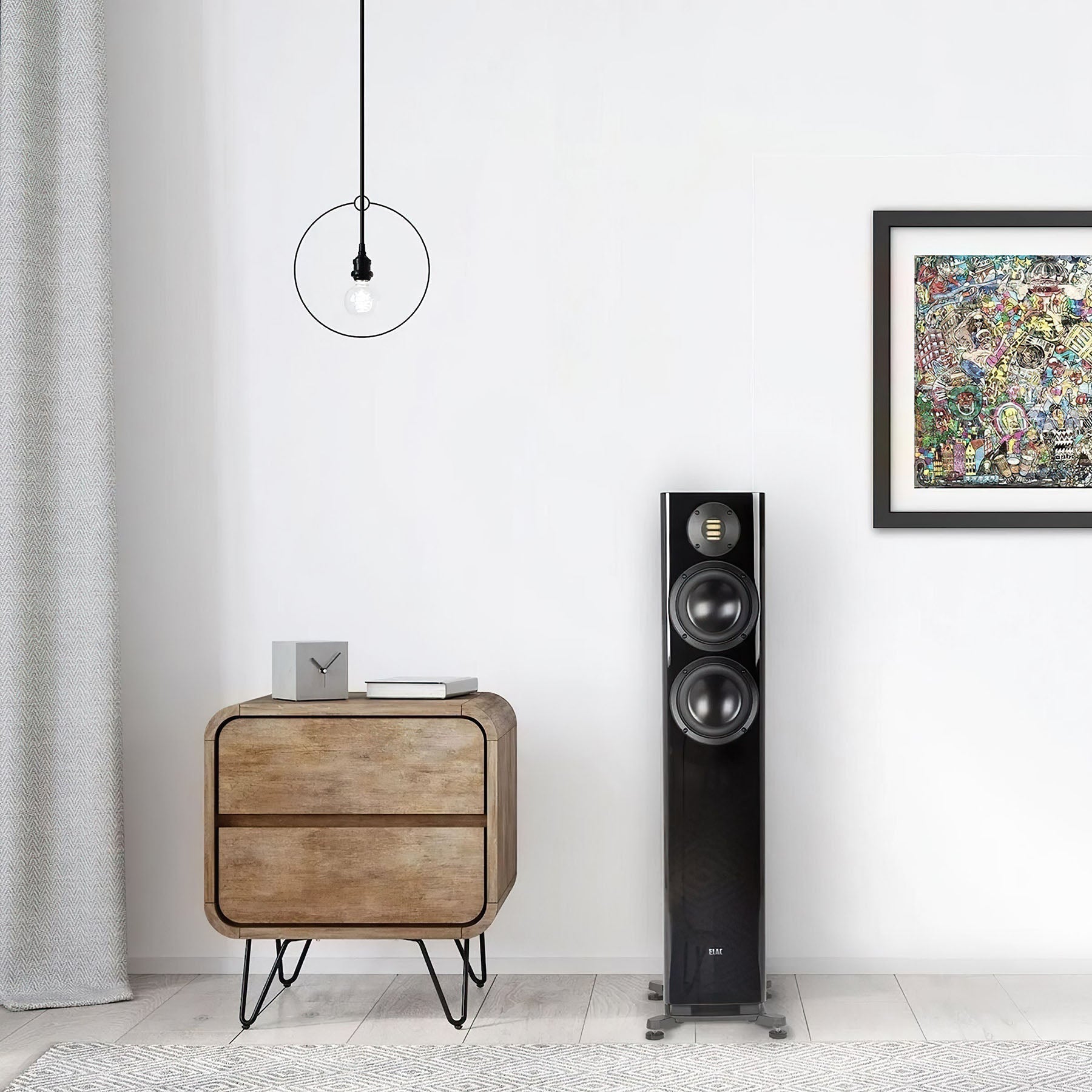 ELAC Solano FS287 Floorstanding Speakers (pair) - Black [Trade-in]