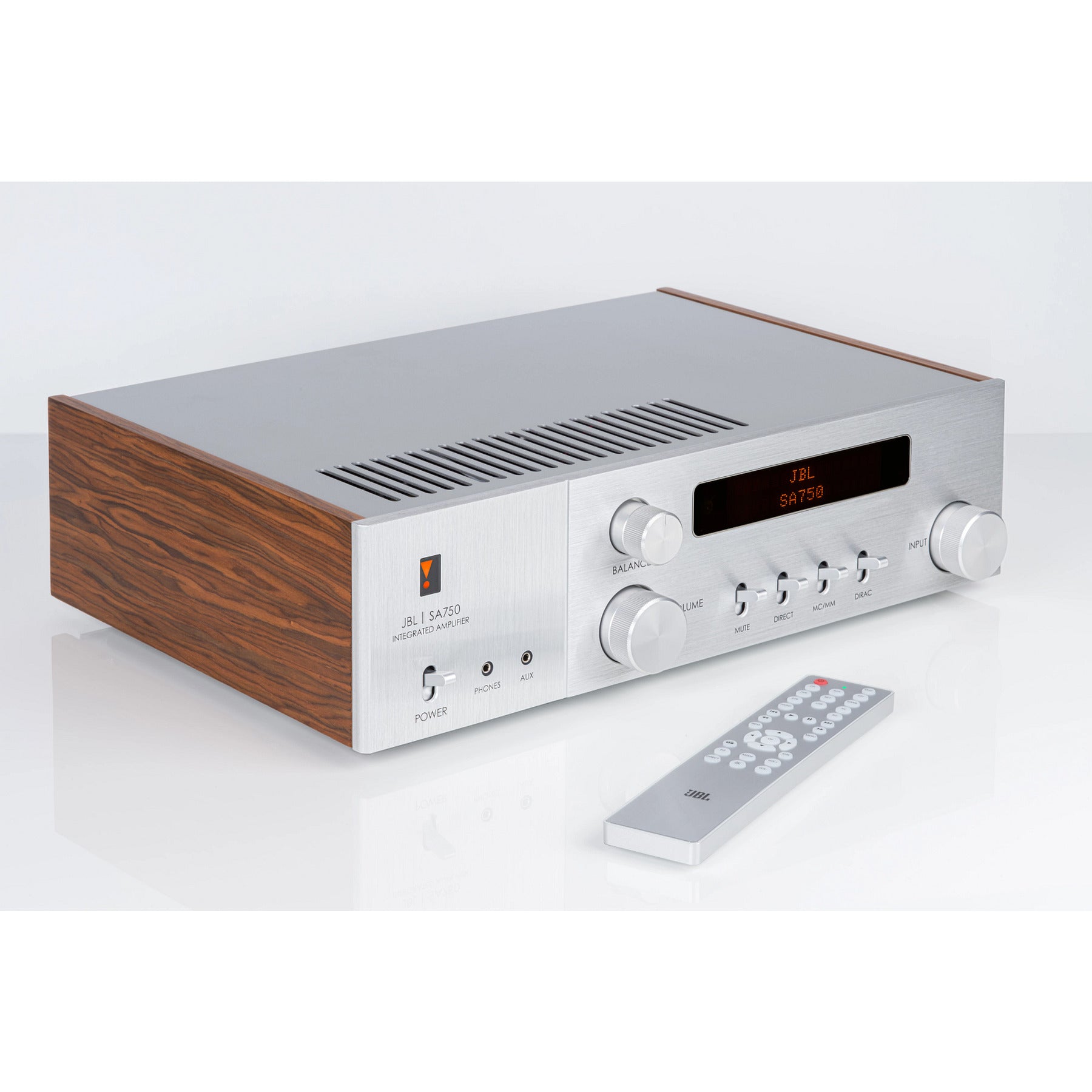 JBL Classic SA750 Streaming Integrated Stereo Amplifier - Silver [Ex-display]