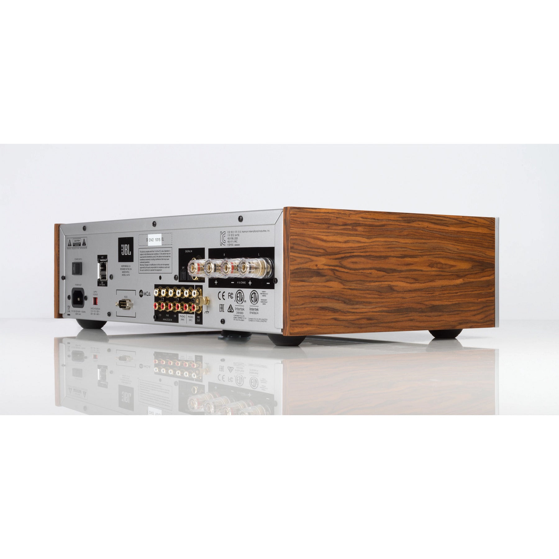 JBL Classic SA750 Streaming Integrated Stereo Amplifier - Silver [Ex-display]