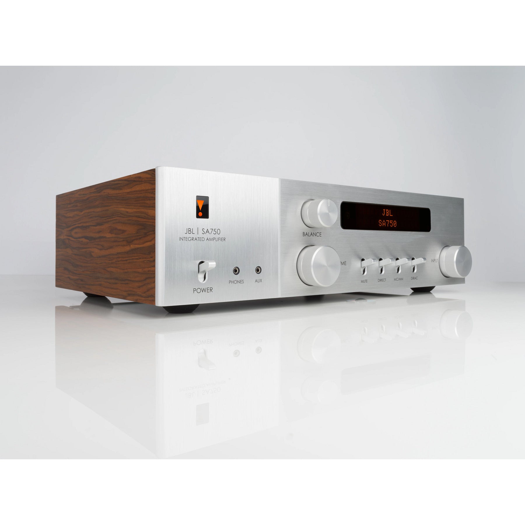 JBL Classic SA750 Streaming Integrated Stereo Amplifier - Silver [Ex-display]