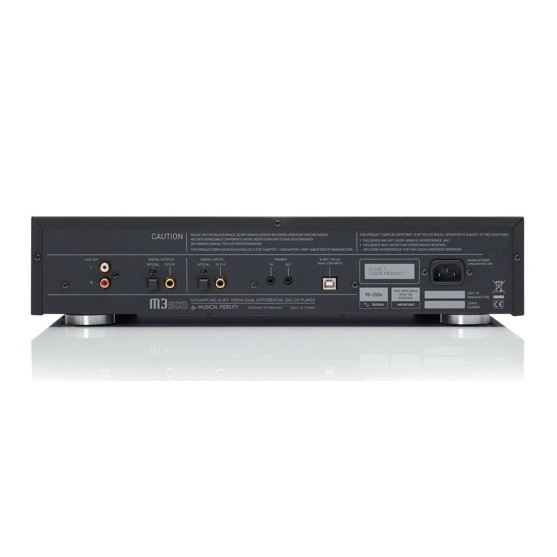 Musical Fidelity M3sCD CD Player - Black [Ex-display]