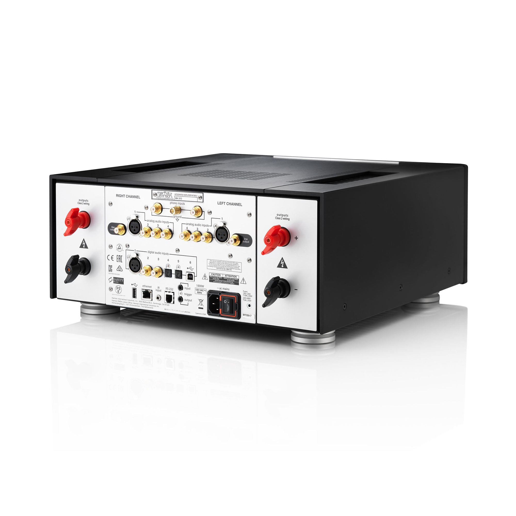 Mark Levinson No. 585.5 Fully Discrete Integrated Amplifier - Black [Ex-display]