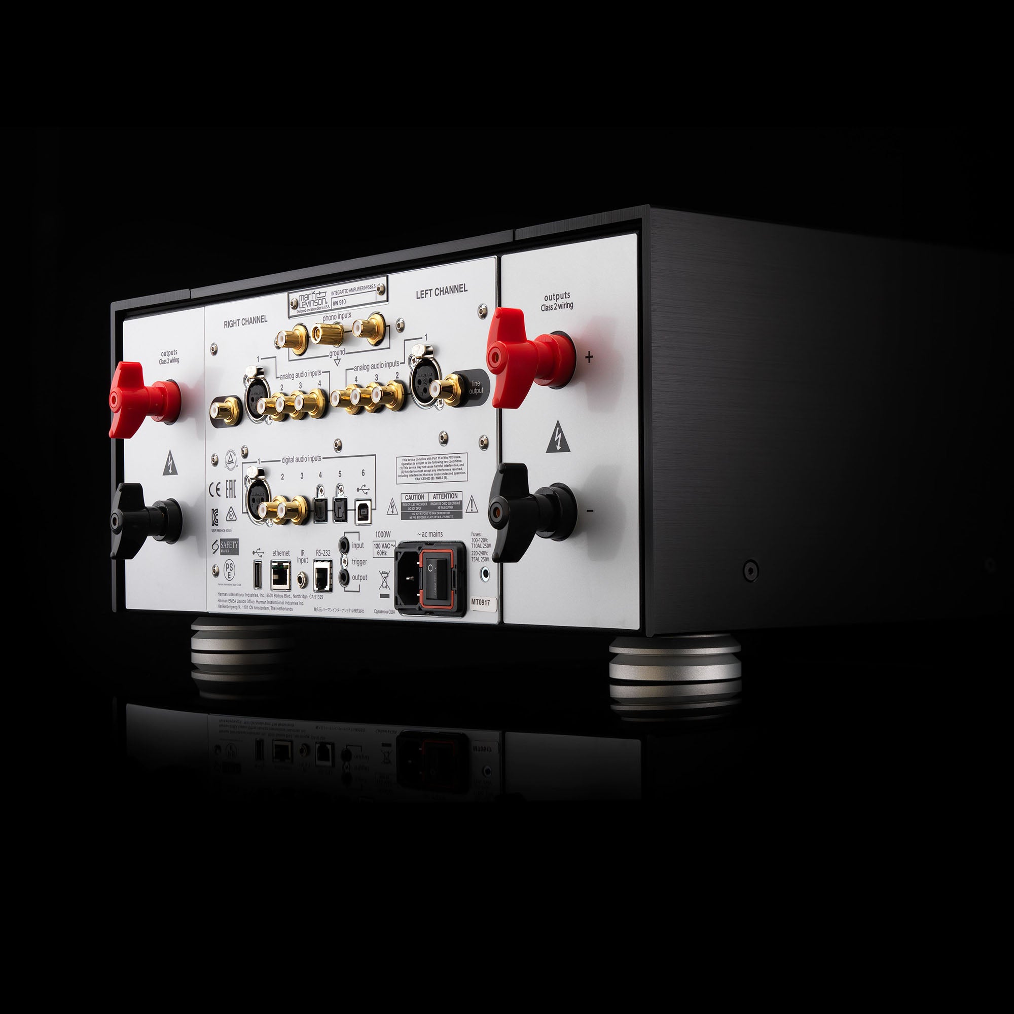 Mark Levinson No. 585.5 Fully Discrete Integrated Amplifier - Black [Ex-display]