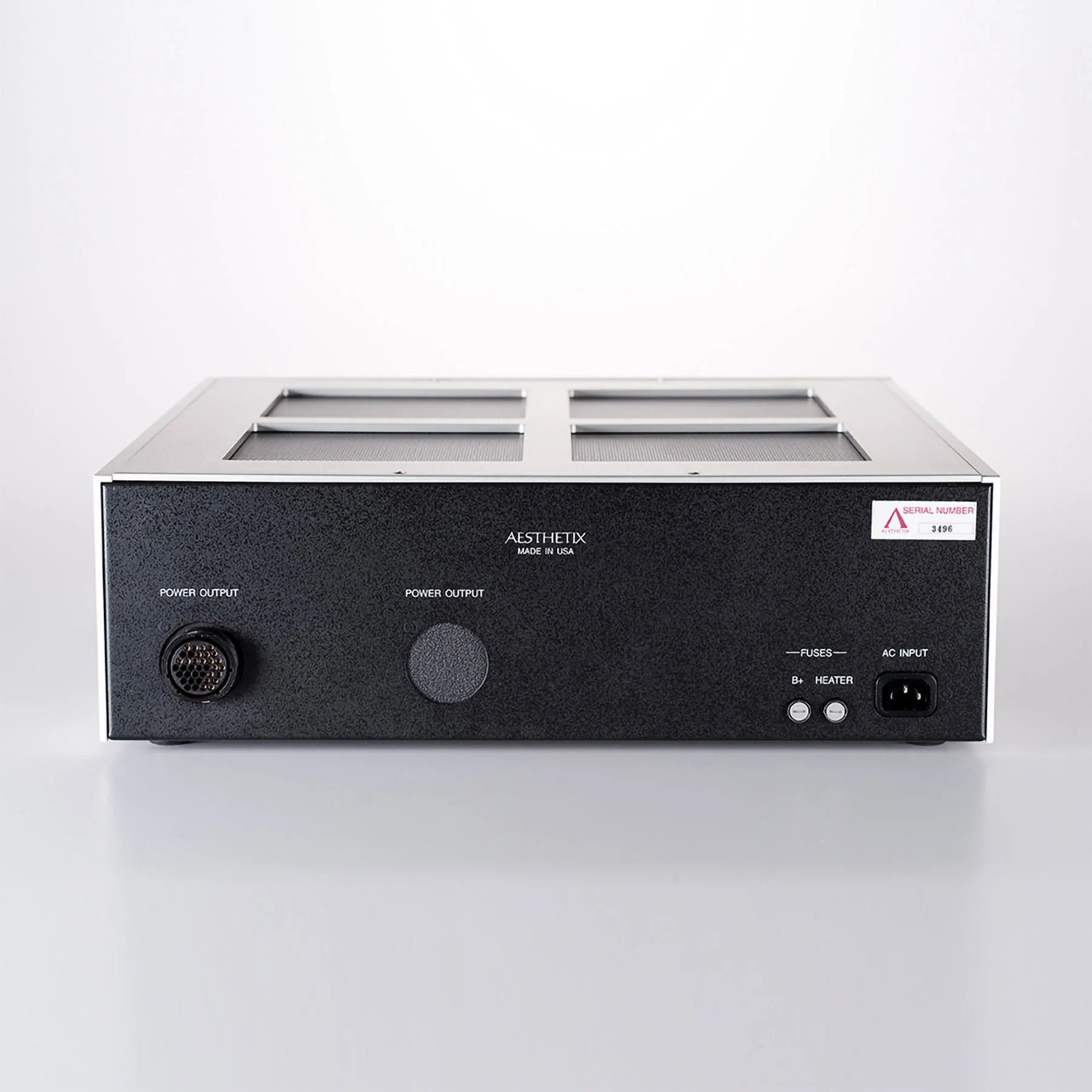 Aesthetix Jupiter IO Eclipse Phonostage with Volume Control and Power Supply - Black