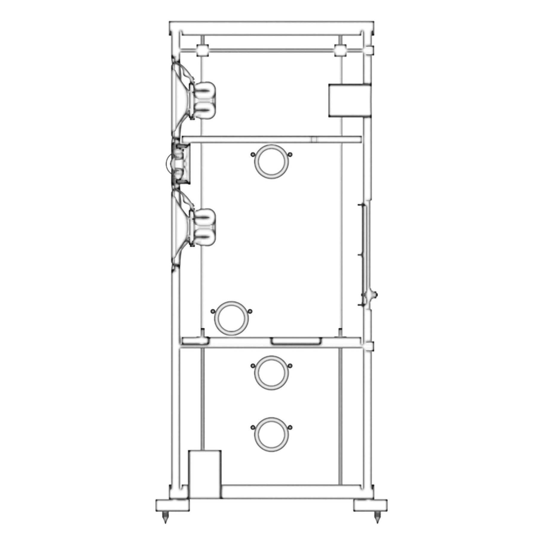 Wilson Benesch Precision Series - P2.0 2.5-way Floorstanding Loudspeaker (pair) - Black [Ex-display]