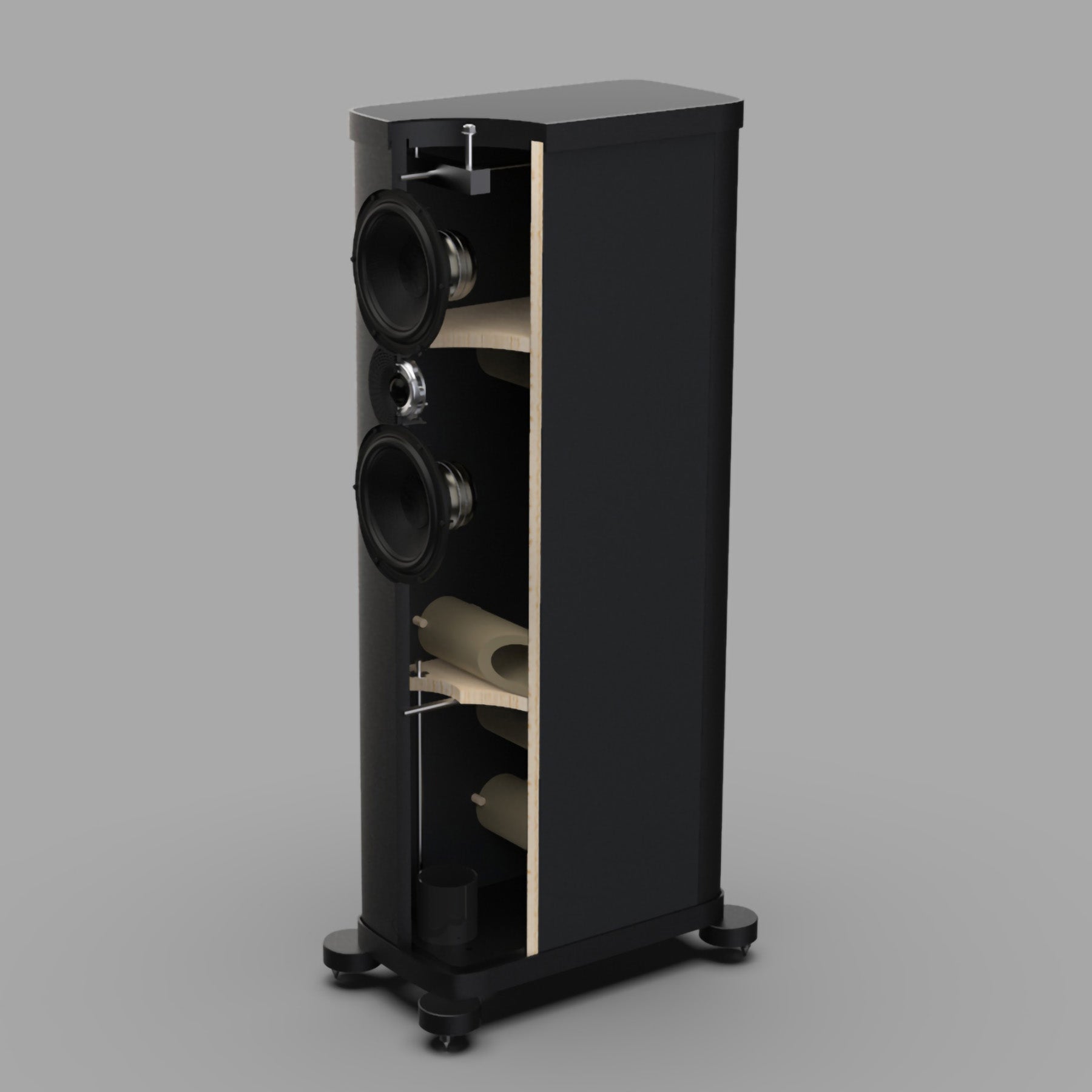 Wilson Benesch Precision Series - P2.0 2.5-way Floorstanding Loudspeaker (pair) - Black [Ex-display]