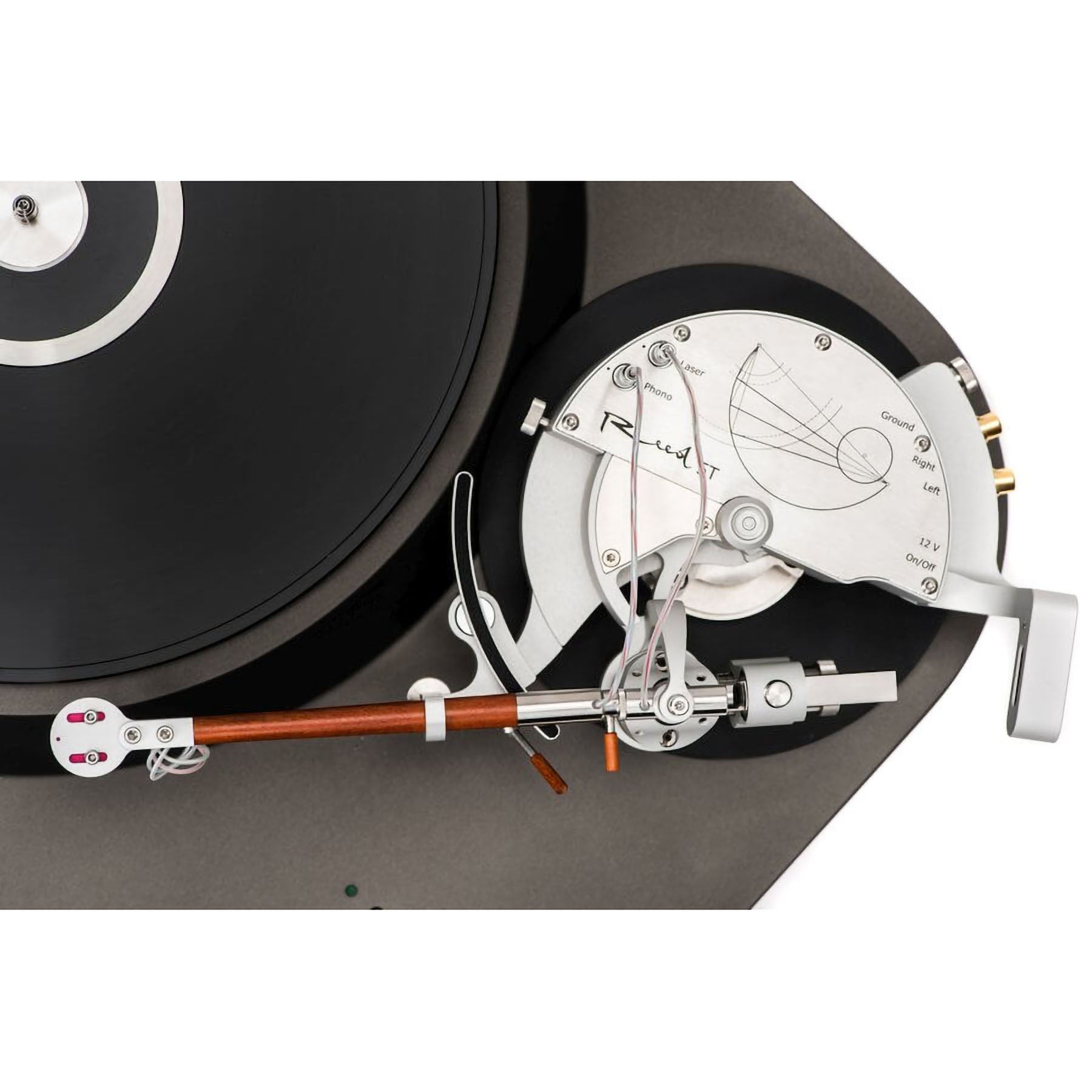 Reed 5T Tangential Statement Tonearm with Power Supply - Gold Matte