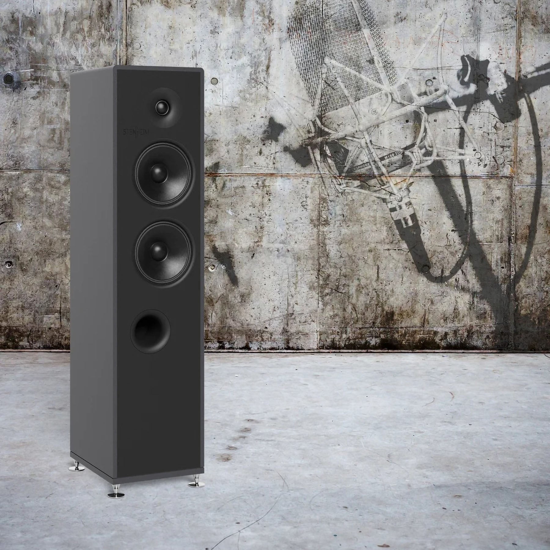 Stenheim Alumine Two.Five 2-Way Floorstanding Speaker - Dark Grey (pair)
