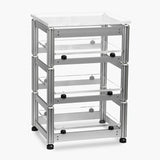 AG Lifter Crescendo Stackable Isolation Rack 4-Shelf - Silver