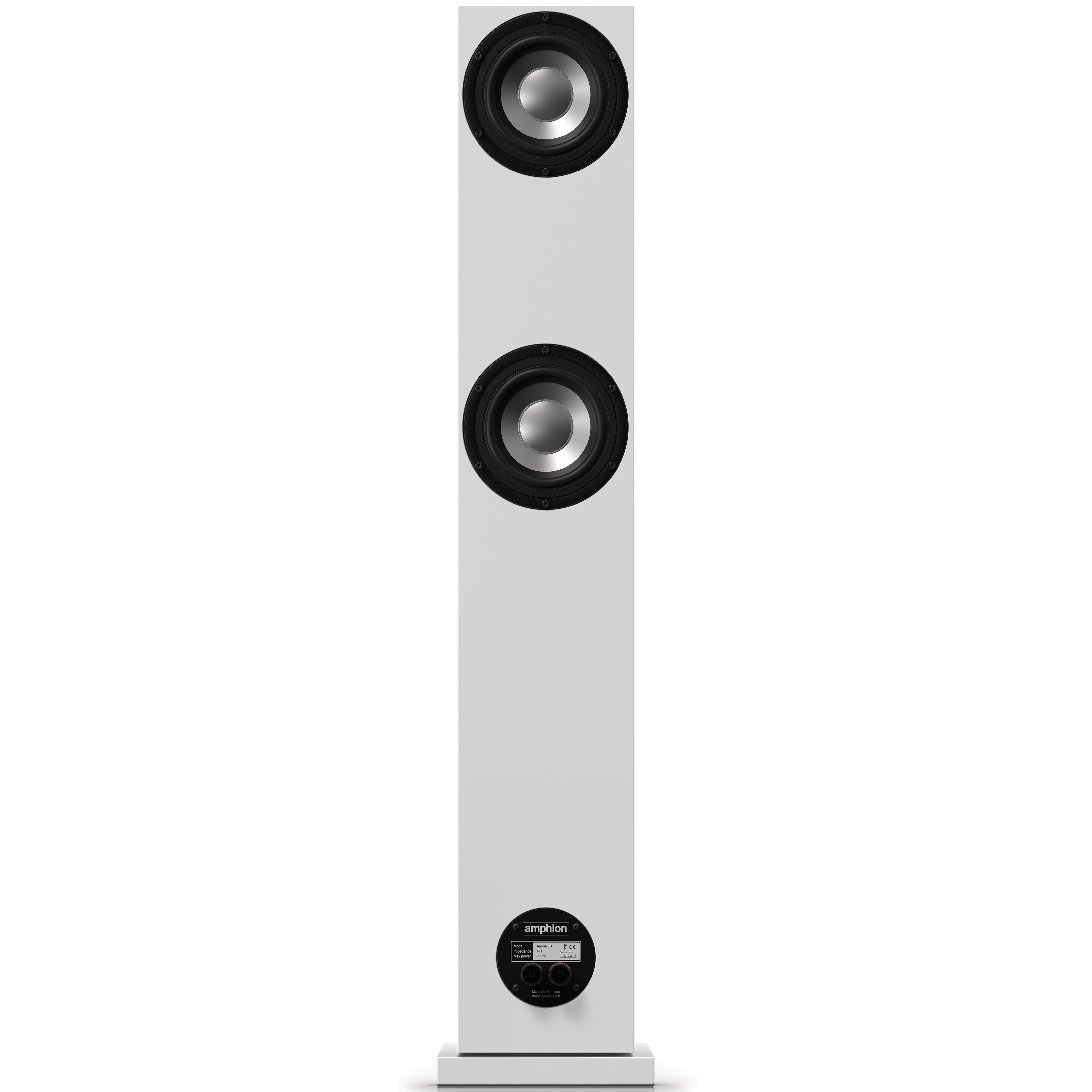 Amphion Argon7LS Floorstanding Speakers - Full White (pair)