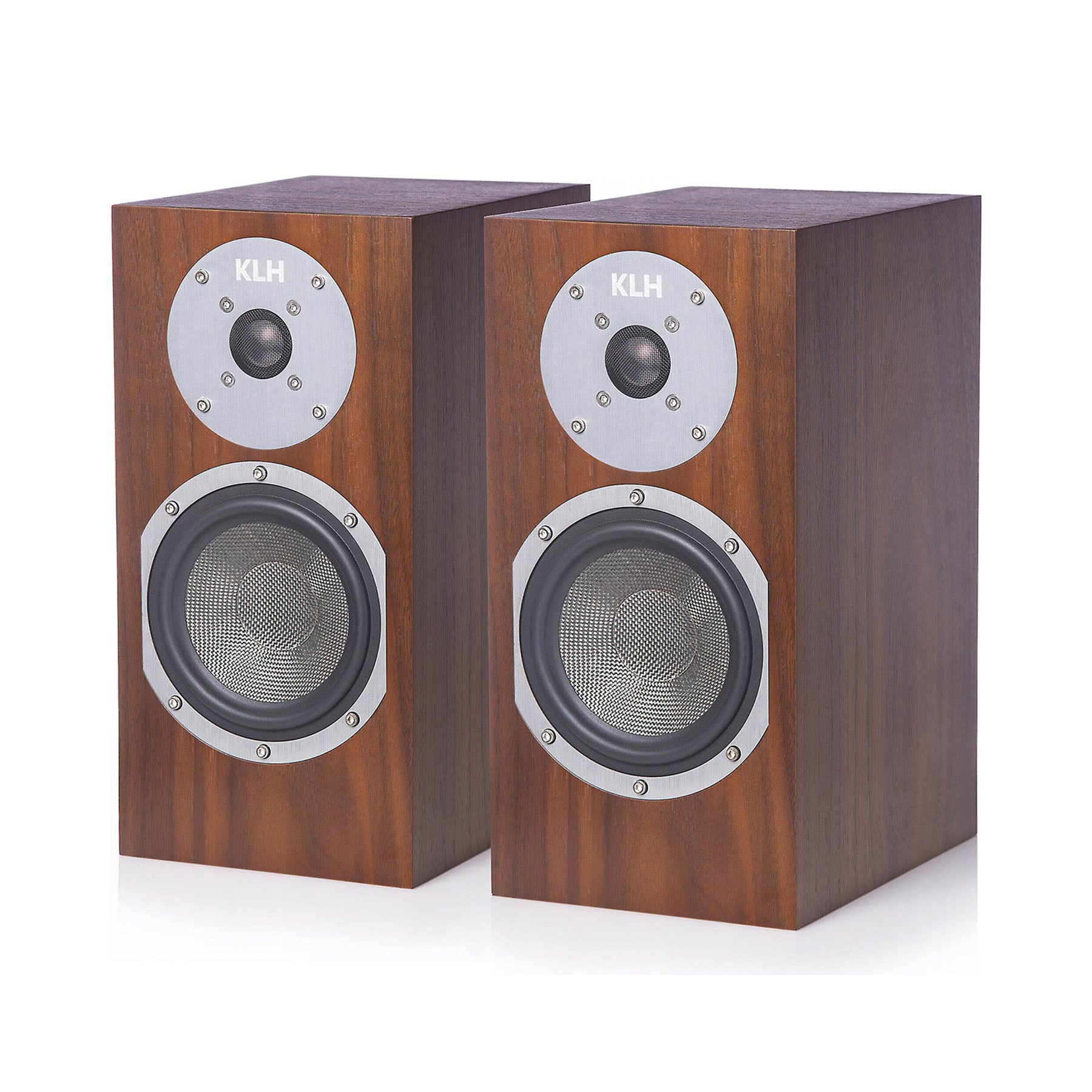 KLH Albany Bookshelf Speakers (pair) - Walnut [Ex-display]