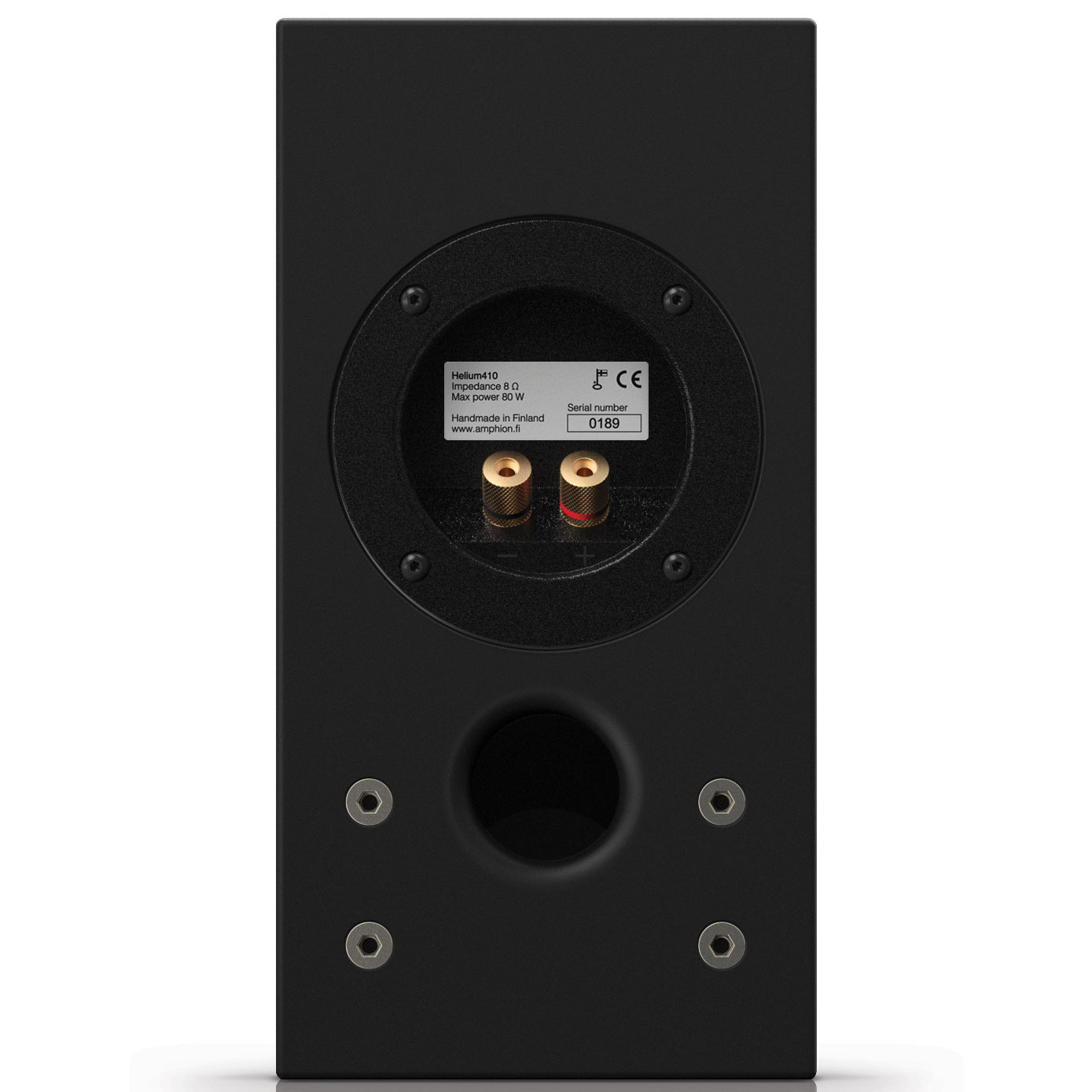 Amphion Helium410 Bookshelf Speakers (pair) - Black [Ex-display]
