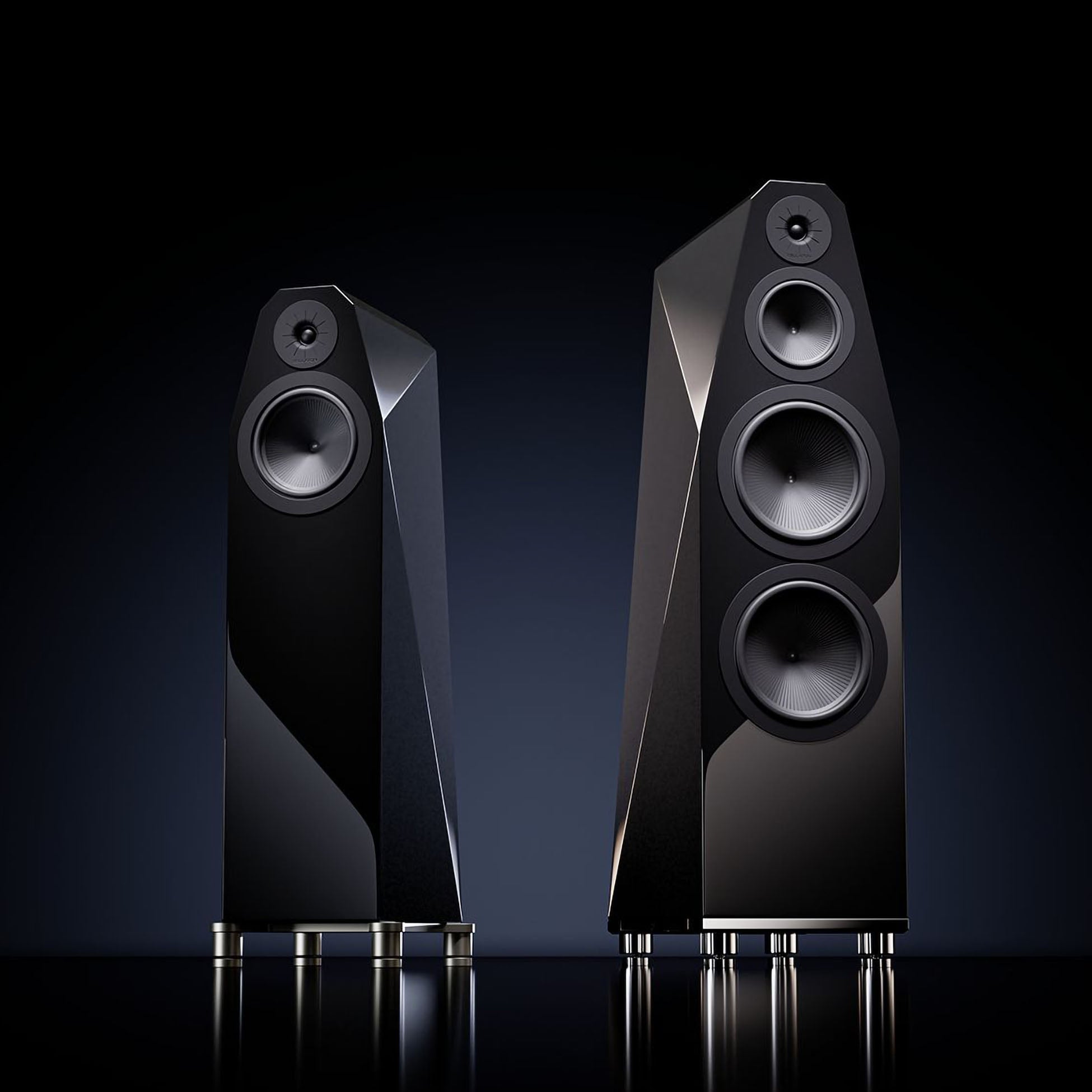 Zellaton Evo Series Plural 3-Way Floorstanding Speaker System - Piano Black (pair)